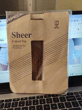 Women's Pantyhose AAFES  Sheer Control Top Size A Beige NEW!