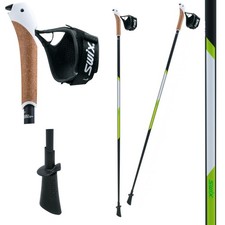 SWIX NW CT4 Lime Just Go Sport, Nordic Walking, 1 Paar Nordic Walkingstöcke