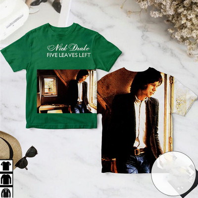 New! Nick Drake Five Leaves Left Album Cover Shirt BL1037