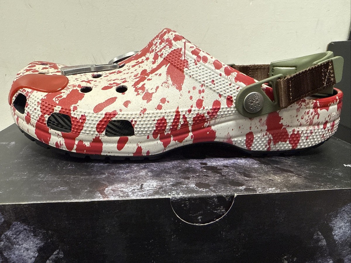 M8‎ / W10 CROCS Classic Clogs Friday The 13th Jason Vorhees Crocs All Terrain Clog  main image 2