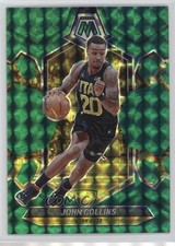 2023-24 Panini Mosaic Choice Green Fusion Prizm 14/18 John Collins #25 7y2
