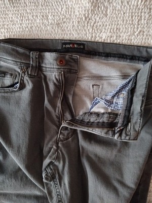 Herrenjeans Marvelis, Grau, W33, L32,Modell Evans