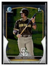 2023 Bowman #BCP-114 Daniel Montesino Chrome Prospects 1st San Diego Padres