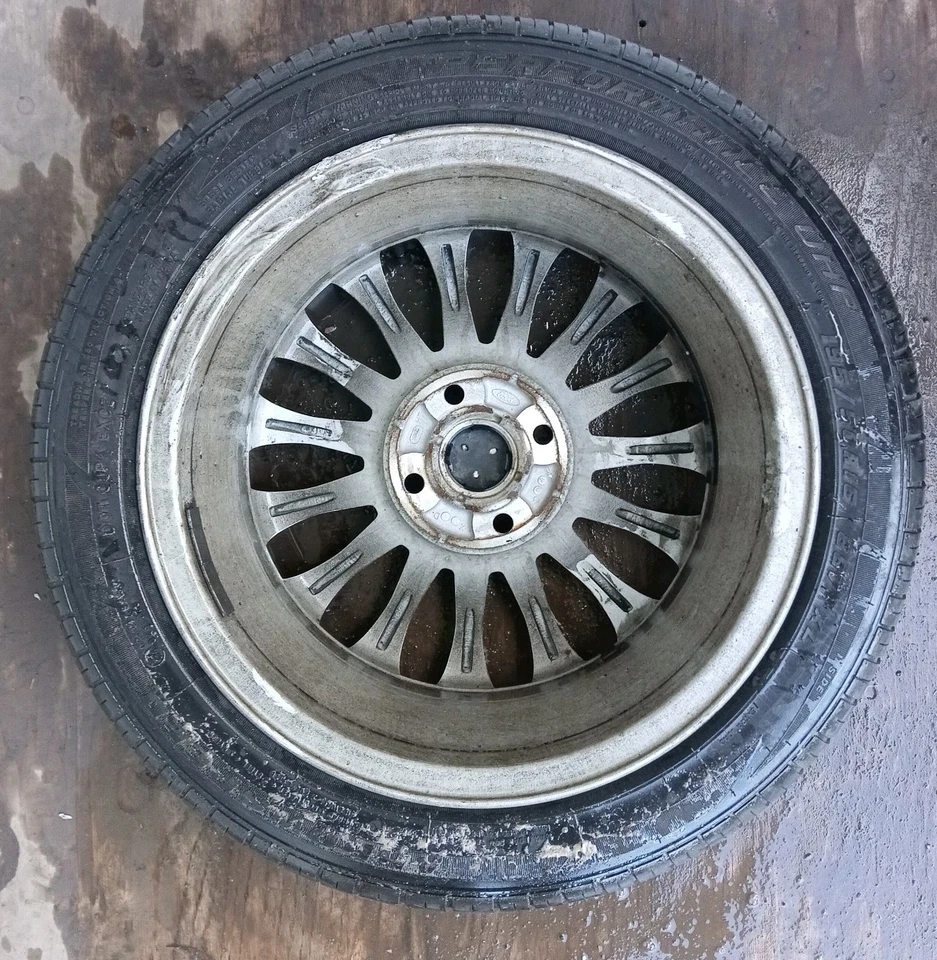 FORD FIESTA ALLOY WHEEL 16" COMPLETE WITH TYRE X1 SINGLE MK7.5 TITANIUM  - Image 3 of 4