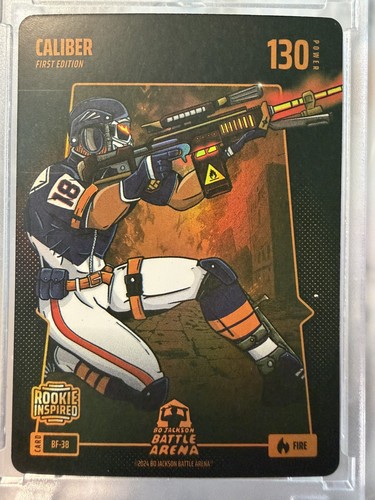 Bo Jackson Battle Arena Battlefoil Fire Caliber #BF-38 Caleb Williams Bears