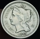 1875-P Three Cent Nickel — photo from another recent sale