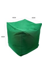 Beanbag Cube Footstool Waterproof bean bag indoors Outdoors Garden Cushions Seat