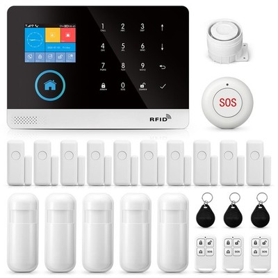 Wifi GSM Home Security Alarm System, Kit Pir Detector, Remote Sensor
