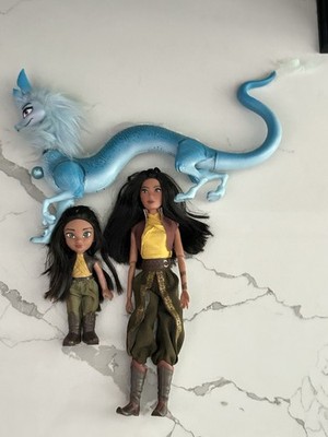 Disney Raya and the Last Dragon Raya & Namaari Dolls with Sisu Dragon Figure