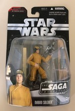 Star Wars Saga Collection Naboo Soldier 3.75 Figure with Bonus Yoda Hologram
