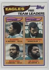 1982 Topps Team Leaders Brenard Wilson Carl Hairston Wilbert Montgomery HOF 11o2