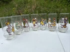 Set of 7 Vintage Holly Hobbie "Happy Talk" Drinking Glasses ~ Coca Cola