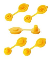 Gas Can Vents for Plastic Gas Cans,Car Accessories Can 5pcs Yellow Spout Caps