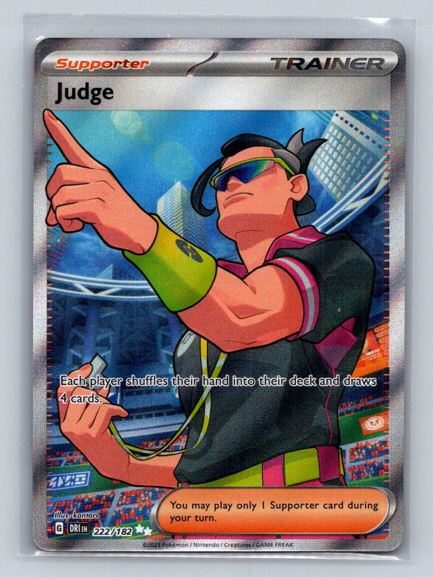 Judge Holo 222/182 SV10: Destined Rivals Ultra Rare NM | eBay