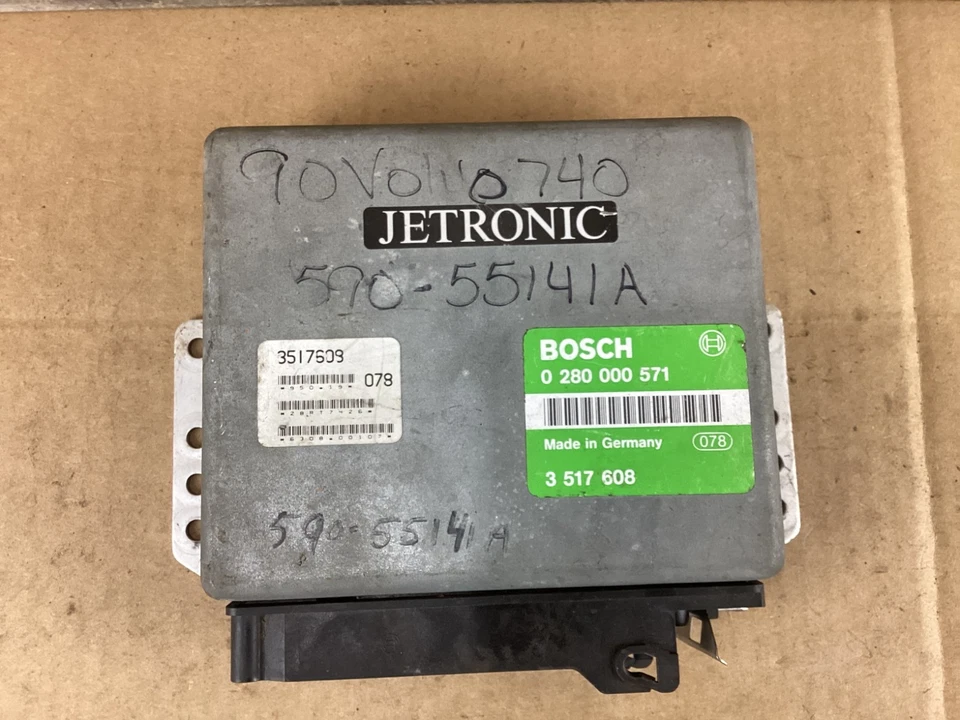 1989 - 1993 Volvo 740 módulo de controle de motor ECU ECM 0280000571 - Imagem 2 de 4