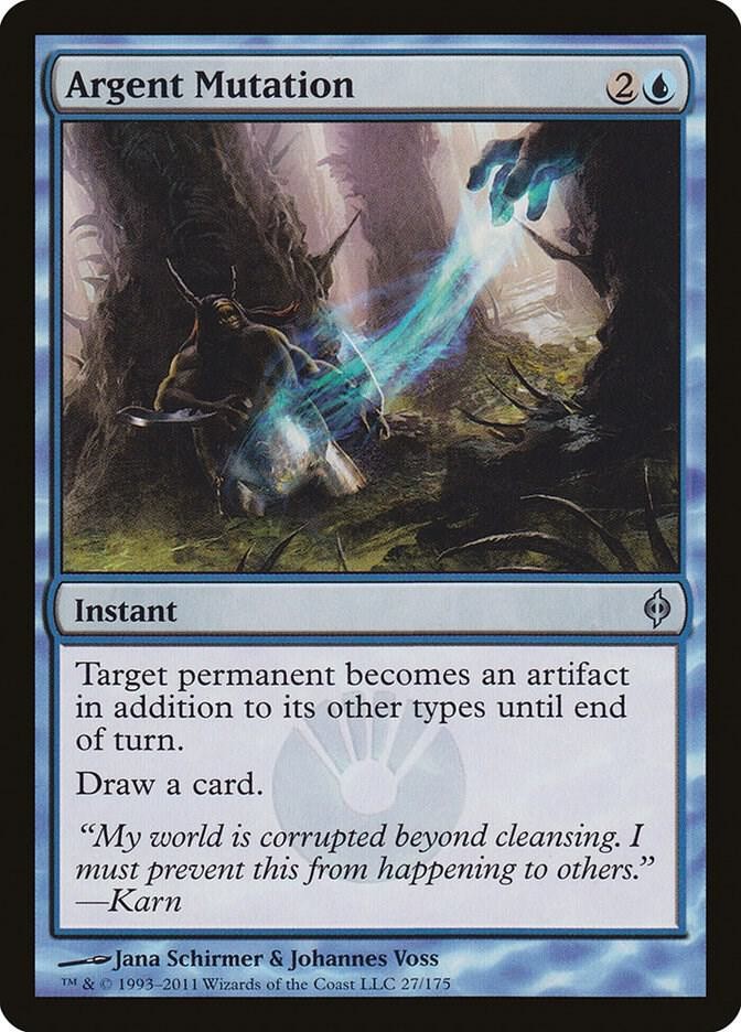 Argent Mutation 27 Uncommon New Phyrexia Magic: The Gathering Near Mint