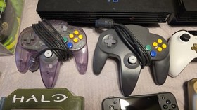 Playstation 2 PS2 console Lot Nintendo Wii Xbox Games Controllers ASIS