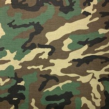 Tessuto Cotone Mimetico Grande Piccolo 80x150 Cm 3054