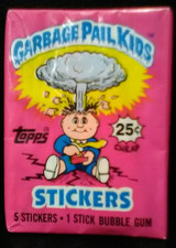Topps Garbage Pail Kids 1985 1st Series OS1 Sealed Wax Pack Vintage With Price.