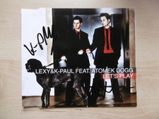 Lexy & K-Paul autographs signed CD cover "Let's Play"