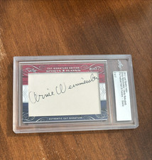 Weinmeister Robustelli 2017 Leaf Sports Icons Dual Auto New York Giants 2/2 HOF