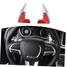 for Charger Paddle Shifter Extension Trim Cover Fit for Dodge Challenger Silver