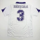 Autographed/Signed Roberto Carlos Real Madrid White Soccer Jersey Beckett COA