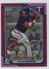 2024 Bowman Chrome Prospects Mega Box Fuchsia Mojo Refractor Byron Chourio 0r4