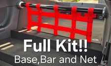 AUDI TT Mk1 8N Sedile Posteriore Elimina KIT COMPLETO!! base, barra, rete di carico, opzioni di colore