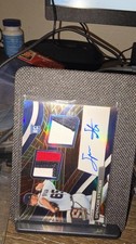Spencer Strider 2022 Spectra Rookie Prizm Autograph Dual Jersey Tri  Color  #/25