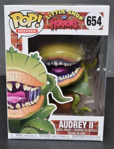 Funko Pop 'Movies' AUDREY II Vinyl Figure #654 NRFB Little Shop REGULAR VERSION