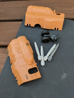 #ad Vintage GI JOE Tomahawk Parts Right Engine Cover Landing Wheels Missiles Lot $20.43
