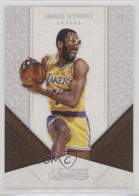 2009-10 Timeless Treasures Silver 4/25 James Worthy #100 HOF 0j4n