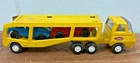 Tonka Yellow Car Carrier with Blue & Red Cars Vintage
