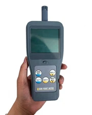 High Precision Dew Point Meter with 99 Groups Data Storage 4 Test Parameter