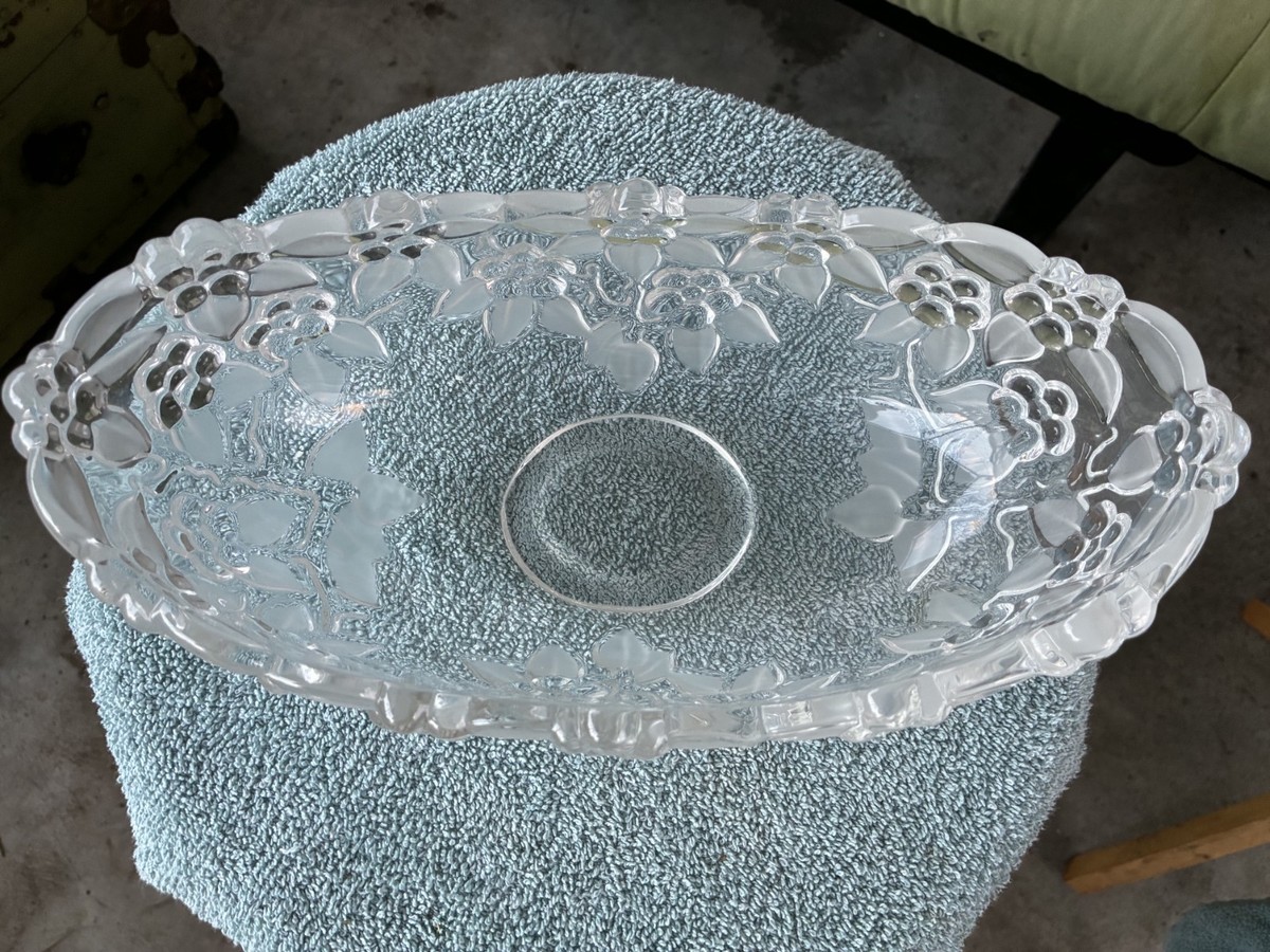 Mikasa Carmen Walther Glas Crystal Clear Floral Frosted  display picture 1
