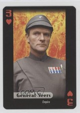 2007 Cartamundi Star Wars Playing Cards The Empire General Veers #3H 0w6