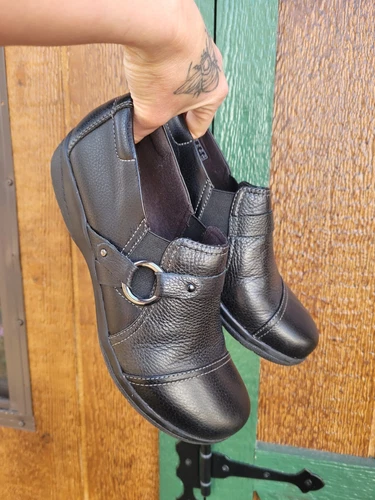 Stivaletti Clarks Cheyn Fame ballerini donna taglia 8 5 pull on