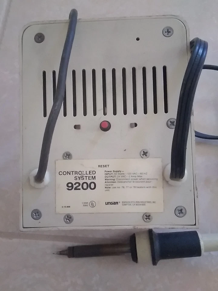 Ungar 9200 Sistema de Soldadura Controlado 24V con Plancha Foto 4 de 4