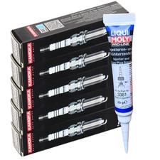 5x KAMOKA Zündkerzen + LIQUI MOLY Fett für ACCENT IV ELANTRA V EQUUS CENTENNIAL