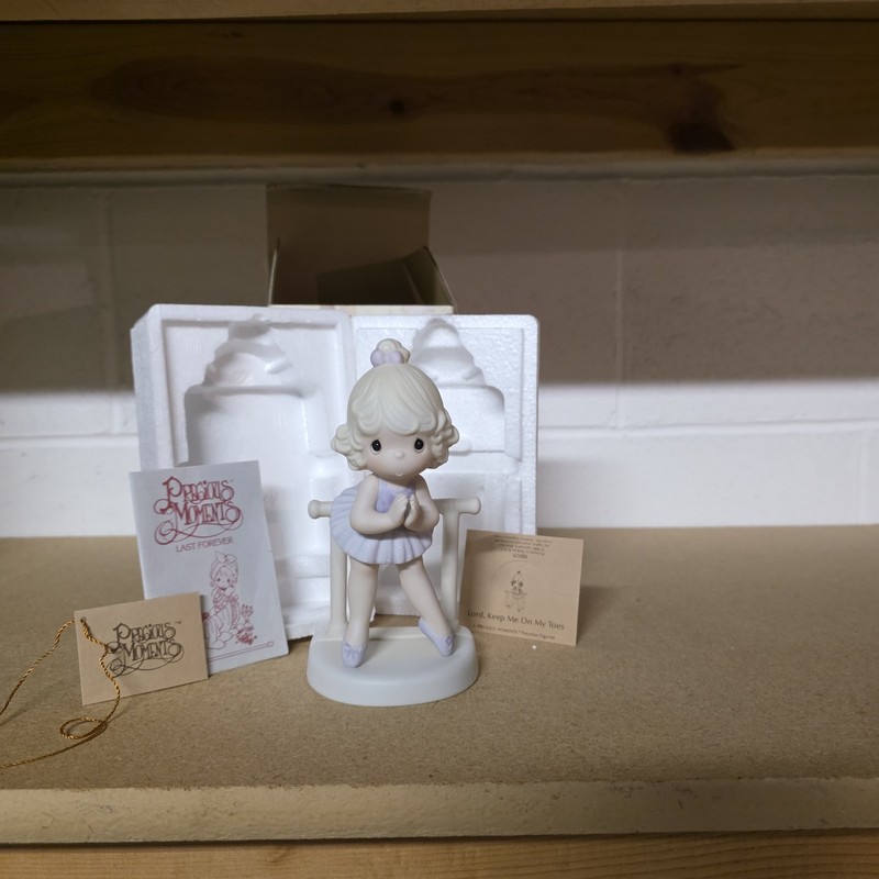 Precious Moments-Ballerina-Lord Keep Me On My Toes with original Box