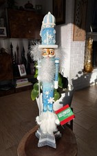 Holly Adler Kurt Hollywood NUTCRACKER Size: 20in. Blue  White Soldier With Box