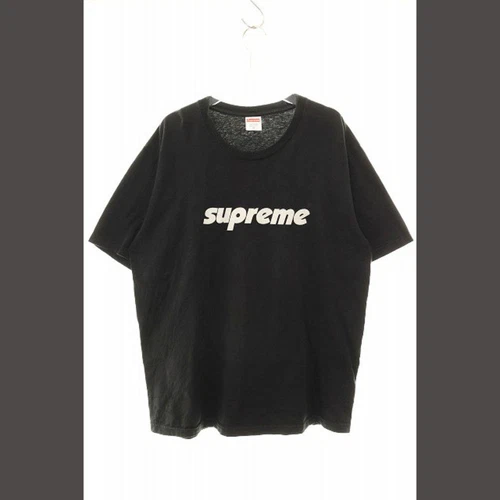 Supreme 24SS PINLINE TEE NOIR M LOGO IMPRIMÉ T SHIRT COL ROND MANCHES COURTES Occasion