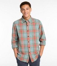 L.L.BEAN Men's Scotch Plaid Flannel Shirt, Traditional Fit, Washed MacBeth (NEW)