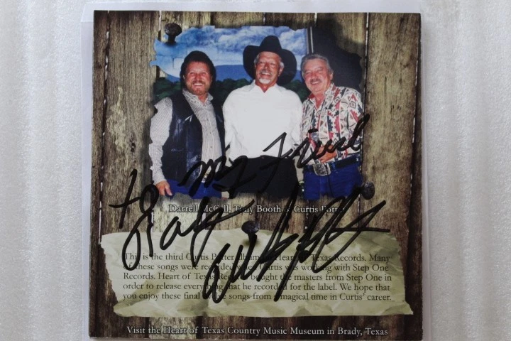 Curtis Potter - Down In Texas Today CD Signed Autogrpahed Country Foto 2 de 4
