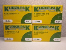 KLINCH-PAK (K-SB103020-1/2) Contruction Staple, 1/2" Leg, 1/2" Crown, Lot of 4