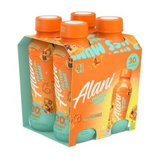 Alani Nu Protein Shake, Munchies, 12 fl oz, 4 Pack, Bottles, 30g Protein, Gluten
