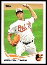 Wei-Yin Chen 2013 Topps #434 Orioles MLB READ FREE SHIPPING AutographDen