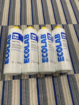 Ecolab Gel Pro Bathroom Cleaner Mildew Stain Remover 16oz 6100574 Lot Of 4