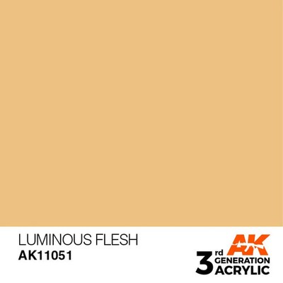 AK Interactive 3rd Gen Acrylic AK11051 Luminous Flesh 17ml